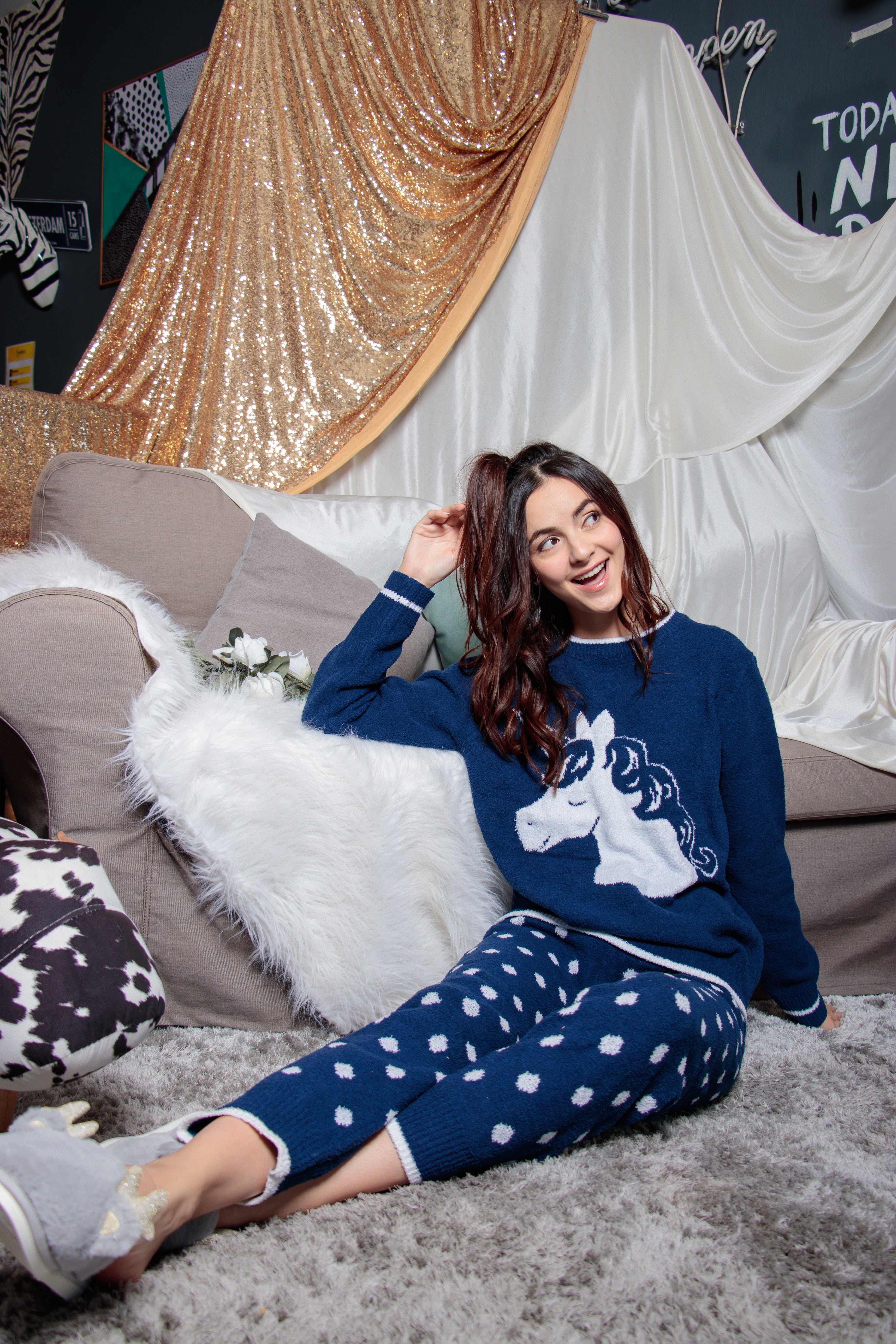 O My Darling Unicorn Set in Fantasy Blue