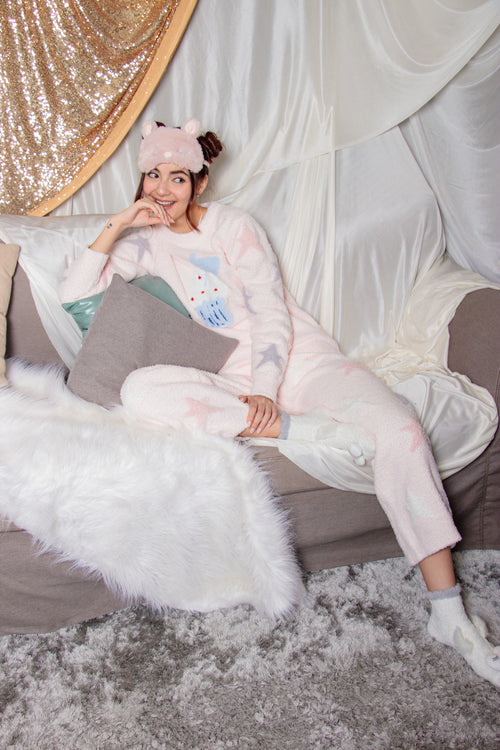 Starry Starry Magical Cupcake Lounge Set in Cotton Candy